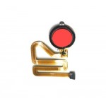 Fingerprint Sensor Flex Cable For Lenovo S5 Red By - Maxbhi Com