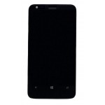 Lcd With Touch Screen For Nokia Lumia 620 Black By - Maxbhi Com
