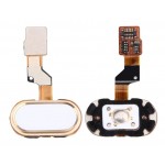 Fingerprint Sensor Flex Cable For Meizu M3s Gold By - Maxbhi Com