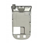 Lcd Frame Middle Chassis For Samsung V200 Silver By - Maxbhi Com