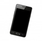 Lcd Frame Middle Chassis For Samsung I9103 Galaxy R Black By - Maxbhi Com