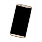 Lcd Frame Middle Chassis For Zte Axon 7s Gold By - Maxbhi Com