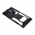 Lcd Frame Middle Chassis For Sony Xperia Ion Hspa Lt28h Black By - Maxbhi Com