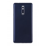 Back Panel Cover For Nokia 8 Blue - Maxbhi Com