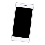 Lcd Frame Middle Chassis For Vivo Y33 White By - Maxbhi Com