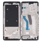 Lcd Frame Middle Chassis For Motorola Moto G51 5g Black By - Maxbhi Com