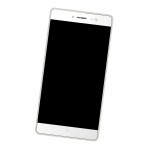 Lcd Frame Middle Chassis For Intex Aqua Power M White By - Maxbhi Com