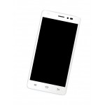 Lcd Frame Middle Chassis For Intex Aqua Life Ii White By - Maxbhi Com