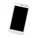 Lcd Frame Middle Chassis For Intex Aqua Star 5 0 White By - Maxbhi Com