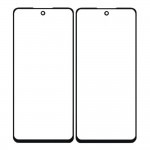 Replacement Front Glass For Tecno Camon 18 Black By - Maxbhi Com