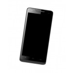 Lcd Frame Middle Chassis For Intex Aqua Amaze White By - Maxbhi Com
