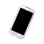Lcd Frame Middle Chassis For Xolo A800 White By - Maxbhi Com