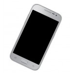 Lcd Frame Middle Chassis For Samsung Galaxy Core Prime 4g Dual Sim Black By - Maxbhi Com