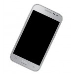 Lcd Frame Middle Chassis For Samsung Galaxy Core Prime 4g Dual Sim Grey By - Maxbhi Com