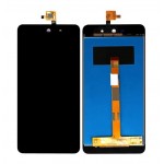 Lcd With Touch Screen For Wiko Rainbow Up 4g Black By - Maxbhi Com