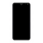 Lcd Frame Middle Chassis For I Kall K110 Black By - Maxbhi Com