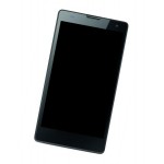 Lcd Frame Middle Chassis For Huawei Ascend G740 Black By - Maxbhi Com