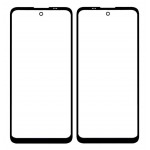 Replacement Front Glass For Motorola Moto E40 Black By - Maxbhi Com