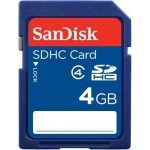 Sandisk 4 GB SD Memory Card