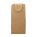 Flip Cover For Lava A5 Lf5000 Gold By - Maxbhi Com