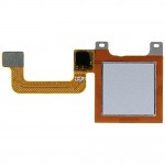 Fingerprint Sensor Flex Cable For Huawei Y6 Pro 2017 Silver By - Maxbhi Com