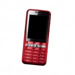 Lcd Frame Middle Chassis For Sony Ericsson G502 Red By - Maxbhi Com