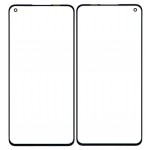 Replacement Front Glass For Oppo Reno7 Pro 5g Black By - Maxbhi Com