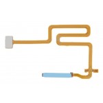 Fingerprint Sensor Flex Cable For Oppo A76 White By - Maxbhi Com