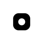 Camera Lens for BQ Aquaris V Black by Maxbhi.com