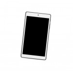 Lcd Frame Middle Chassis For Alcatel Pop 7 Lte Black By - Maxbhi Com