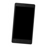 Lcd Frame Middle Chassis For Intex Aqua Life Black By - Maxbhi Com