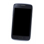 Lcd Frame Middle Chassis For Samsung Galaxy Core I8060 Black By - Maxbhi Com