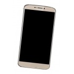 Lcd Frame Middle Chassis For Uhappy Up350 Black By - Maxbhi Com
