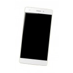 Lcd Frame Middle Chassis For Intex Aqua Ace Ii White By - Maxbhi Com