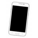 Lcd Frame Middle Chassis For Samsung Galaxy Core Lite Lte White By - Maxbhi Com