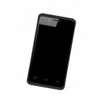 Lcd Frame Middle Chassis For Intex Aqua T4 Black By - Maxbhi Com