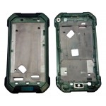 Lcd Frame Middle Chassis For Blackview Bv6000 Green By - Maxbhi Com