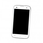 Lcd Frame Middle Chassis For Infinix Surf Viva X405 White By - Maxbhi Com