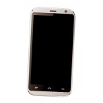 Lcd Frame Middle Chassis For Hitech Air A2 White By - Maxbhi Com