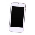 Lcd Frame Middle Chassis For Isun Coral 3g Phone White By - Maxbhi Com
