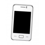 Home Button Complete For Samsung Rex 80 S5222r Black By - Maxbhi Com