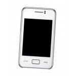 Home Button Complete For Samsung Rex 80 S5222r White By - Maxbhi Com