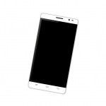 Lcd Frame Middle Chassis For Intex Aqua Slice Ii White By - Maxbhi Com