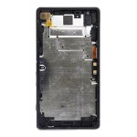 Lcd Frame Middle Chassis For Sony Xperia Zl2 Black By - Maxbhi Com