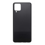 Back Panel Cover For Samsung Galaxy A12 2021 Black - Maxbhi Com