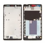Lcd Frame Middle Chassis For Sony Xperia Tl Lt30at Black By - Maxbhi Com