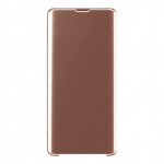 Flip Cover For Micromax In 2c Brown By - Maxbhi Com