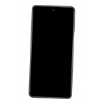 Lcd Frame Middle Chassis For Samsung Galaxy M53 5g Black By - Maxbhi Com