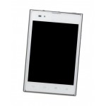 Lcd Frame Middle Chassis For Lg Optimus Vu P895 White By - Maxbhi Com