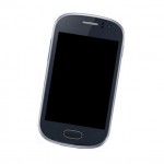 Lcd Frame Middle Chassis For Samsung Galaxy Fame Duos C6812 Blue By - Maxbhi Com